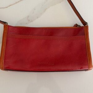 Kenneth Cole Red and Orange Shoulder Bag